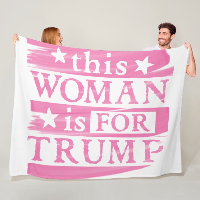 Manta Polar pro Trump - esta mujer es para Trump PINK (In situ)