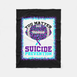 Manta Polar Problema Prevención del Suicidio Conciencia Pie Es