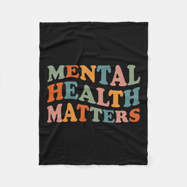 Manta Polar Problemas de salud Concienciación sobre el cerebro (Anverso)