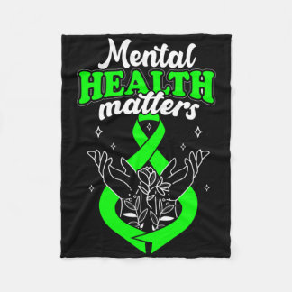 Manta Polar Problemas de salud mental Flores Concienciación so