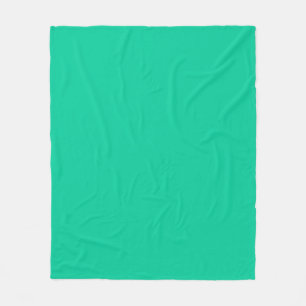 Manta Polar Profesional Minimalista Sólido Verde Caribeño