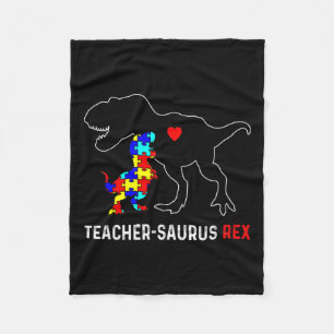 Manta Polar Profesor de autismo Dinosaurio Teachersaurus Rex A