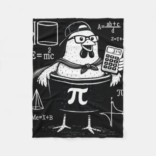 Manta Polar Profesor de matemáticas divertido con calculadora 