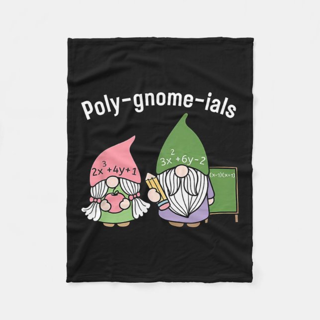 Manta Polar Profesora de matemáticas de polignomeials (Anverso)