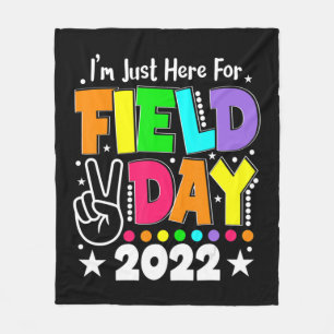 Manta Polar Profesora del Día de la Escuela, estoy aquí por el