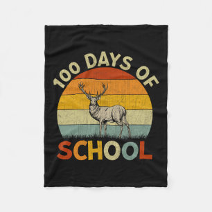 Manta Polar Profesores de Chicas Retro 100 días de escuela