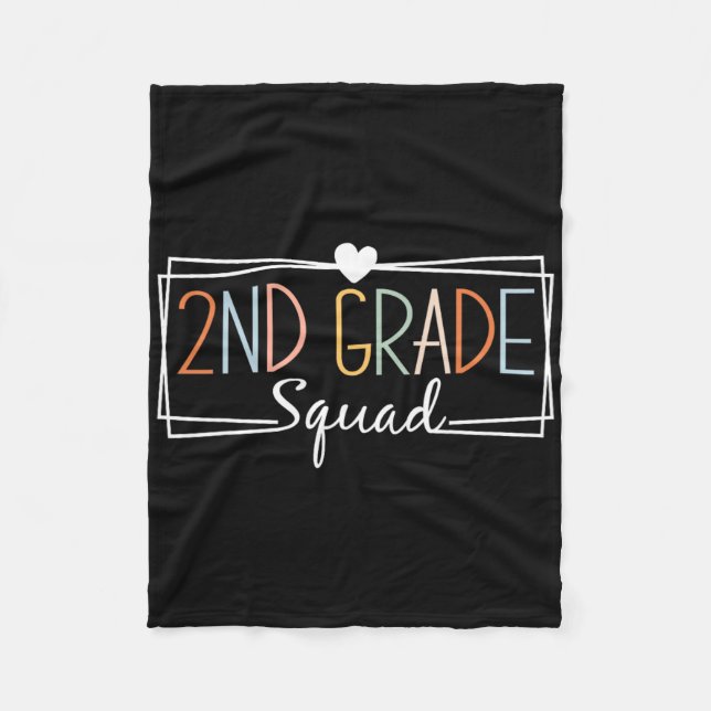 Manta Polar Profesores del Equipo de Segundo Grado Niños de 2d (Anverso)