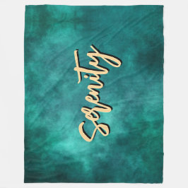 Manta Polar Profunda serenidad Verde azulada