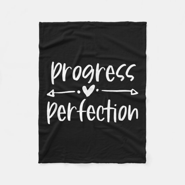 Manta Polar Progress Over Perfection Motivational  (Anverso)