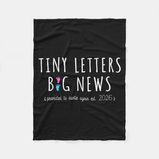 Manta Polar Promoted To Auntie Again 2026-2nd Baby Announcemen (Anverso)