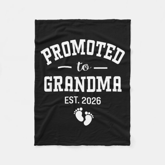 Manta Polar Promoted To Grandma 2026 First Time Grandmother Wo (Anverso)