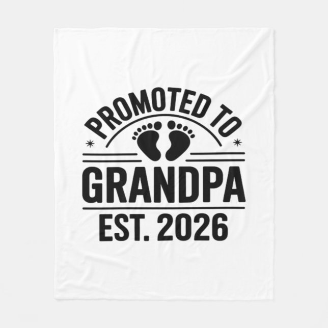 Manta Polar Promoted to Grandpa, Est. 2026, Funny New Grandpa  (Anverso)