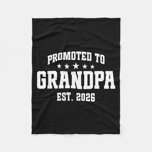 Manta Polar Promoted To Grandpa Est. 2026 Grandparent Baby Ann (Anverso)