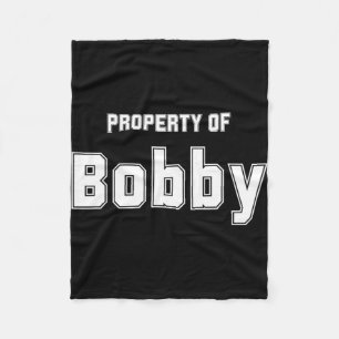 Manta Polar Propiedad de Bobby Regalos Divertidos para Despedi