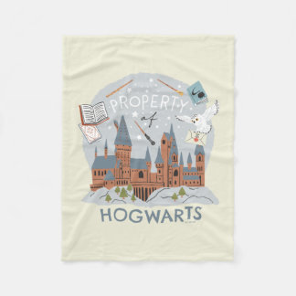Manta Polar Propiedad de Hogwarts Personalizado Graphic
