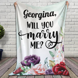 Manta Polar Props de propuesta de matrimonio | ¿Te Casarás Con
