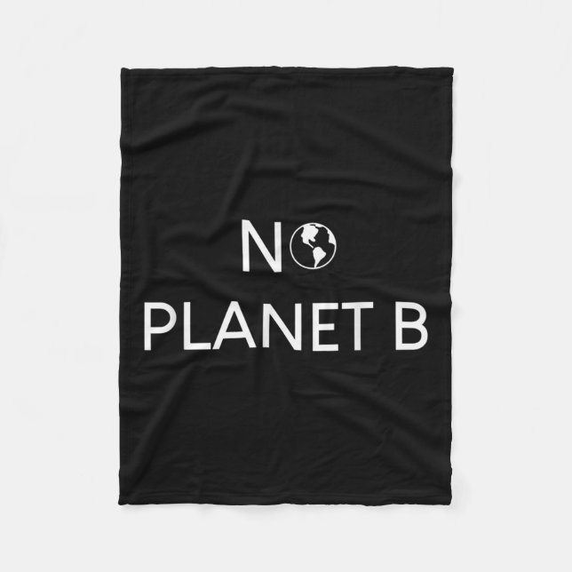 Manta Polar Protección ambiental sin planeta B _1 (Anverso)