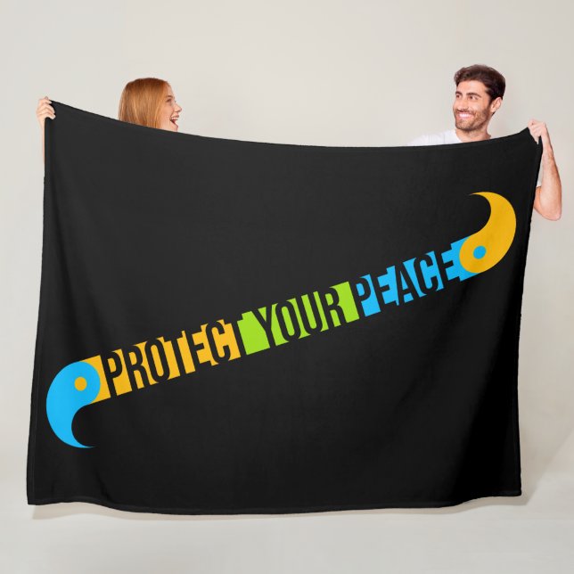 Manta Polar Protect Your Peace Mental Health Wellness Mindful (In situ)