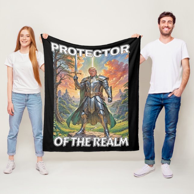 Manta Polar Protector del Reino - Presidente Trump (In situ)
