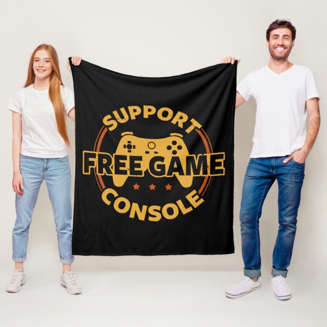 Manta Polar Protesta Divertida de Consola de Juegos (In situ)