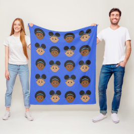 Manta Polar #Proud2BNaturalMe #ZPB Fleece Blanket