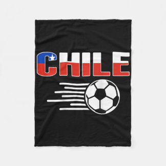 Manta Polar Proud Chile Soccer Lovers Jersey Pride Chilean Foo
