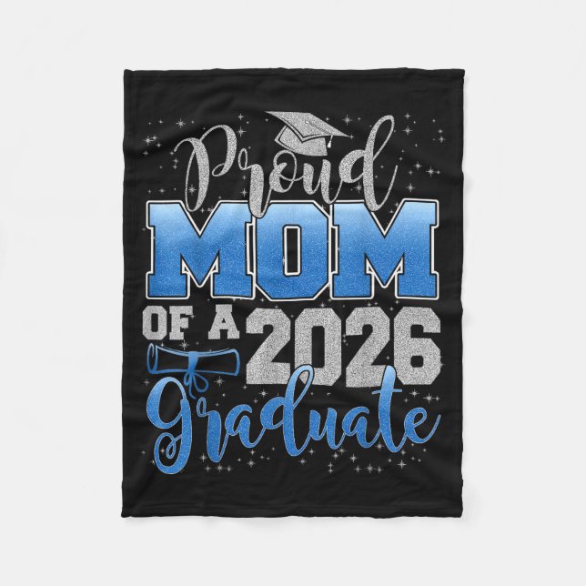 Manta Polar Proud Mom Of A Cl Of 2026 Graduate Senior Graduati (Anverso)