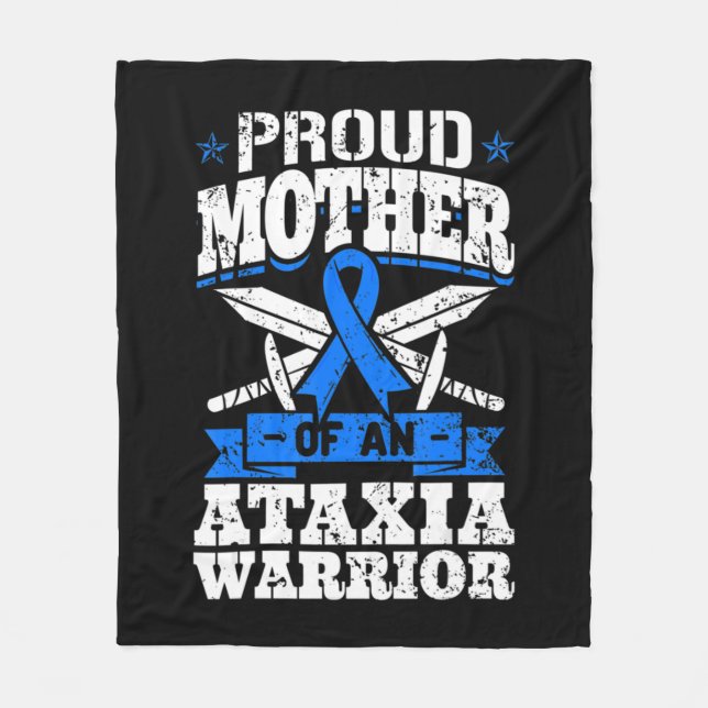 Manta Polar Proud Mother Of An Ataxia Warrior Awareness Ribbon (Anverso)
