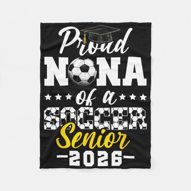 Manta Polar Proud Nana Of A Soccer Senior 2026 Graduation Gift (Anverso)