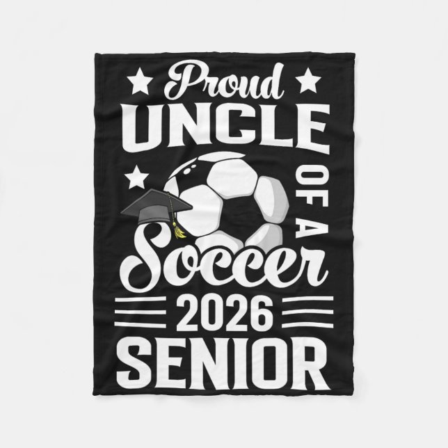 Manta Polar Proud Uncle Of A Soccer Senior 2026 Graduation  (Anverso)