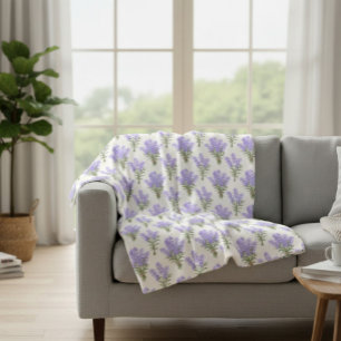 Manta Polar Provence Lavender Bunches