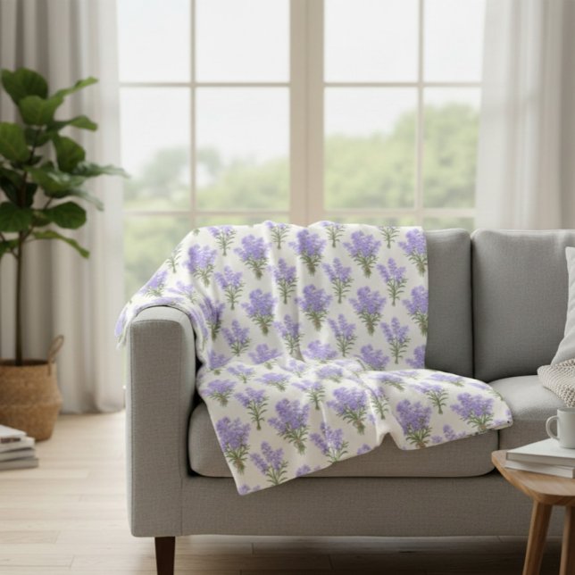 Manta Polar Provence Lavender Bunches (Subido por el creador)