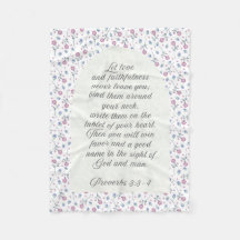 Proverbios 3:3–4 Escritura Floral