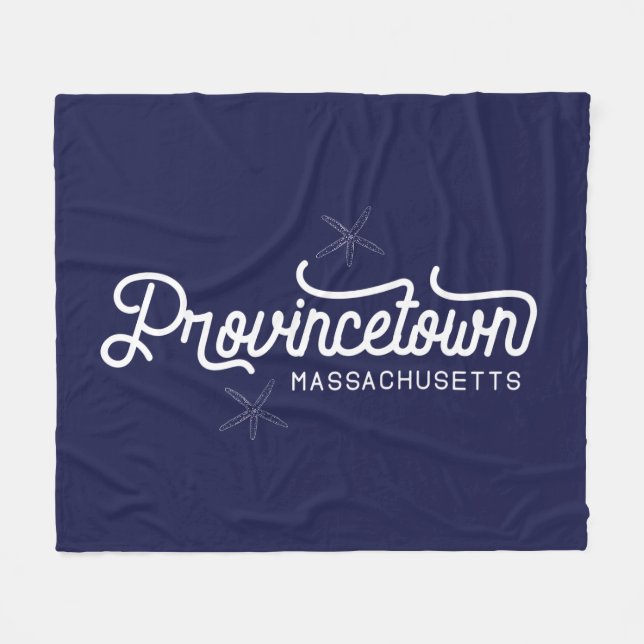 Manta Polar Provincetown Massachusetts Fleece Blanket (Frente (Horizontal))