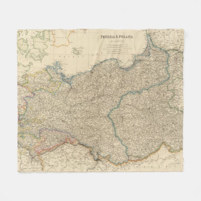 Manta Polar Prusia, Polonia (Frente (Horizontal))