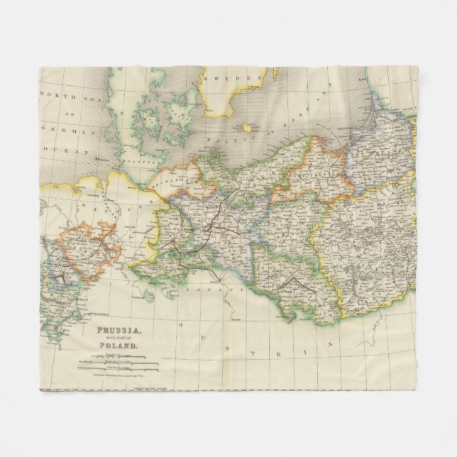 Manta Polar Prusia y Polonia (Frente (Horizontal))