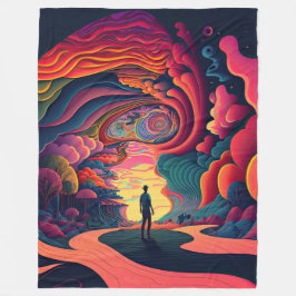 Manta Polar Psychedelic Blanket