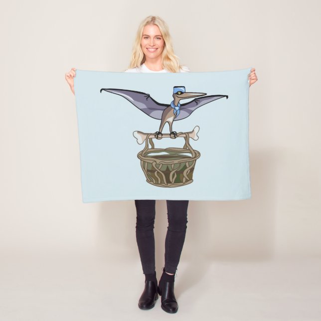 Manta Polar Pteranodon Llevando Una Cesta (In situ)