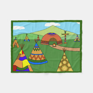 Manta Polar Pueblo indio