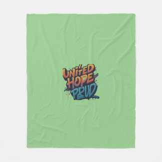 Manta Polar Pueblo Orgulloso de Esperanza Unida