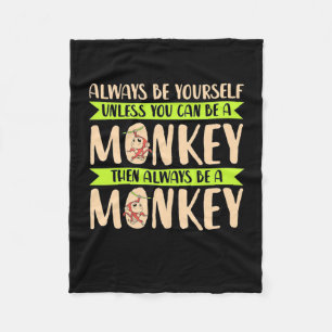 Manta Polar Puedes Ser Un Mono