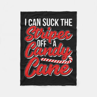 Manta Polar Puedo Sacar Las Tiras De Un Candy Cane Naughty Xm