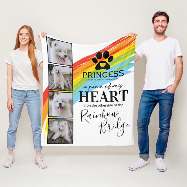 Manta Polar Puente arcoiris - Monumento Mascota (In situ)