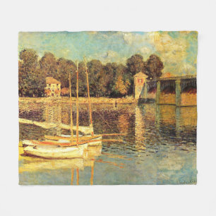 Manta Polar Puente de Argenteuil Claude Monet
