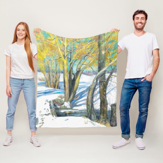 Manta Polar puente en invierno (In situ)