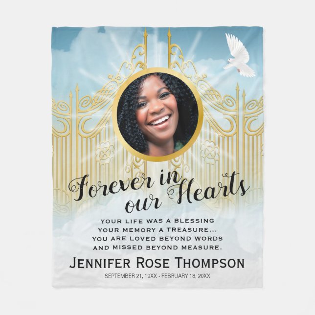 Manta Polar Puerta del cielo - Homenaje conmemorativo (Anverso)