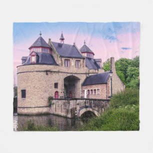 Manta Polar Puerta histórica de Brujas