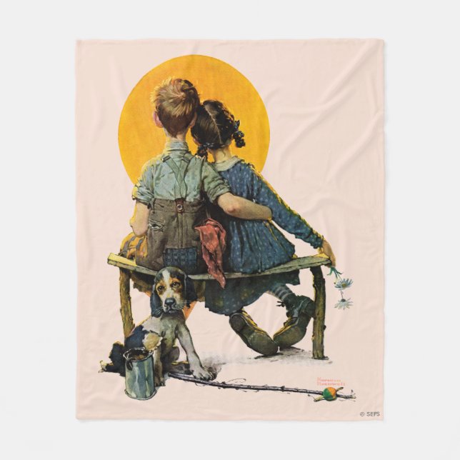 Manta Polar Puesta del sol (Anverso)