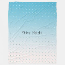 Manta Polar Puestos de vidrio Aqua Ombre             