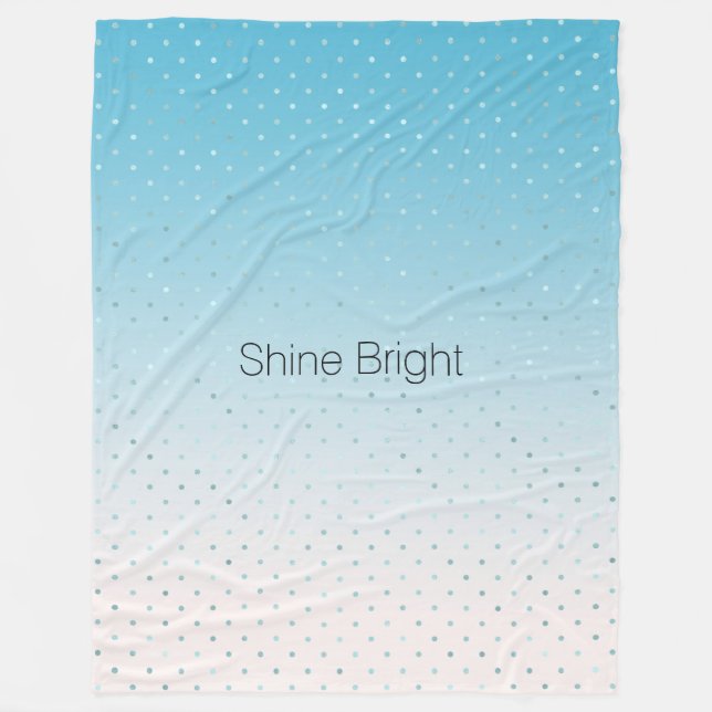 Manta Polar Puestos de vidrio Aqua Ombre              (Anverso)